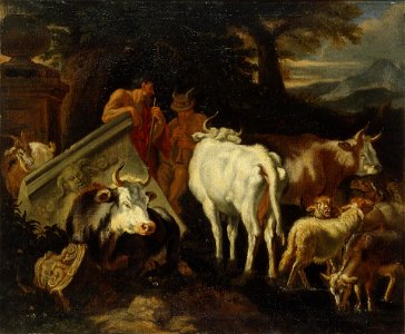 Pieter van Bloemen - Mercury and Argus