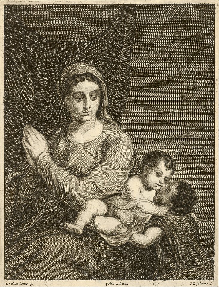 Pieter van Lisebetten after Palma - Madonna and Child with John the Baptist SVK-SNG.G 11965-178