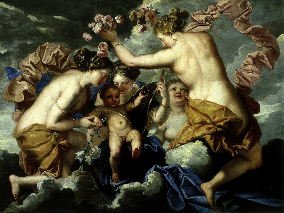 Pietro Liberi Venus Cupido y las Tres Gracias Landesmuseum Joanneum, Graz 2