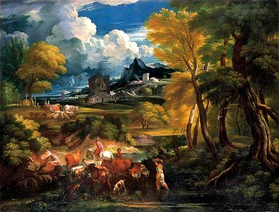 Pieter Mulier (II) - Bucolic Landscape - WGA16313