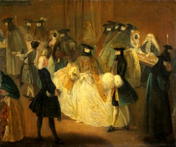 Pietro Longhi - De speelbank (Il ridotto)