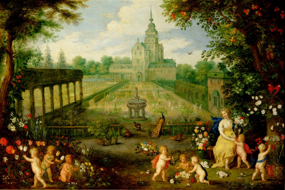 Pieter van Avont and Jan Breughel (II) - Flora in the Garden