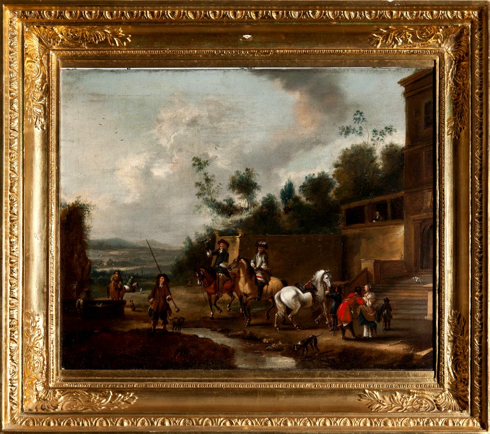 Pieter Wouwerman - Departure for hunting - M.Ob.70 MNW - National Museum in Warsaw