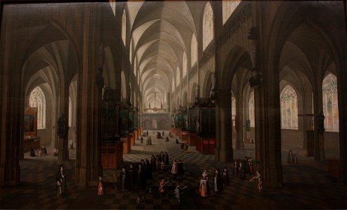 Pieter Neefs - Vue intérieure de la cathédrale d'Anvers