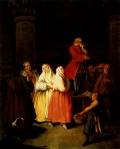 Pietro Longhi - The Soothsayer - WGA13406