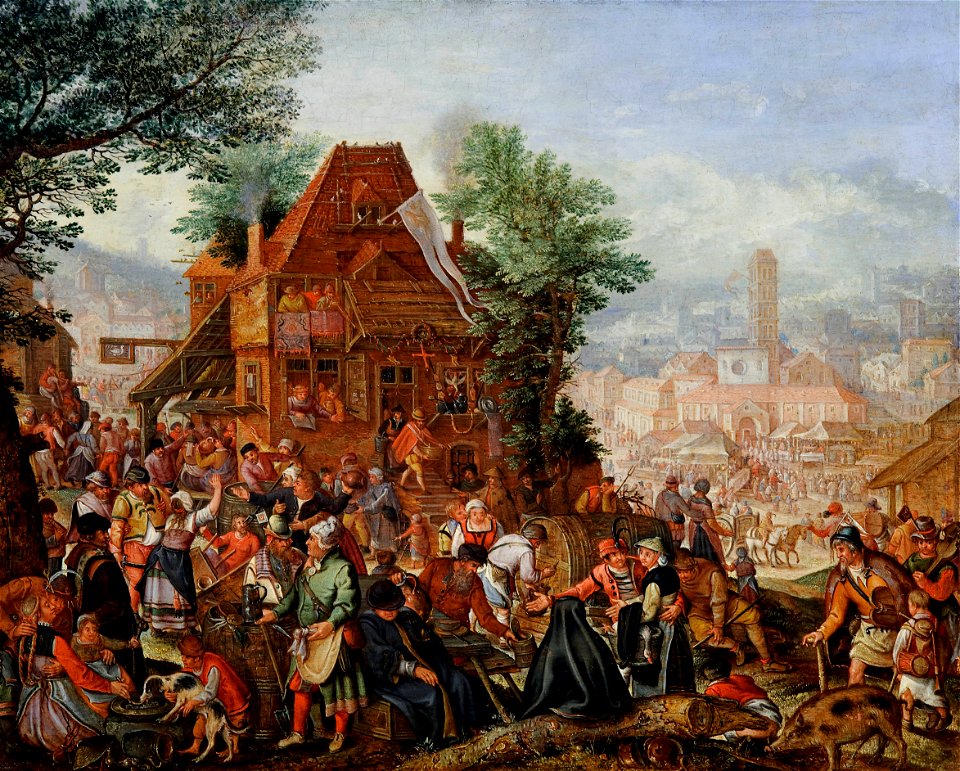 Pieter Stevens Feast on the Anniversary of a Church Foundation
