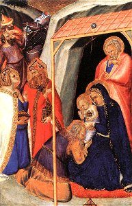 Pietro Lorenzetti - Adoration of the Magi - WGA13549. Free illustration for personal and commercial use.