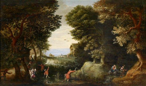 Pieter Schoubroeck (attr) Landscape with Latona