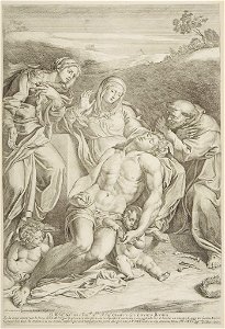 Pietro Aquila (after Annibale Carracci),
