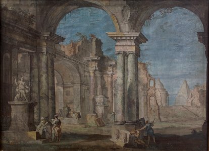 Pietro Paltronieri (^) - Architekturstück - GG 2388 - Kunsthistorisches Museum