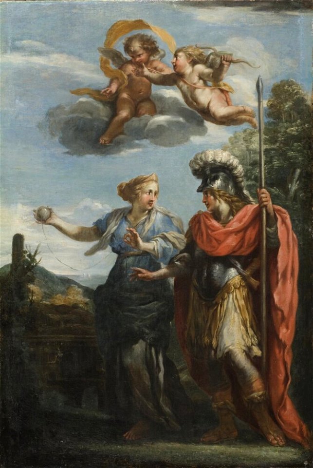 Pietro da Cortona - Ariadne och Theseus - NMDrh 260 - Nationalmuseum