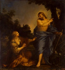 Pietro da Cortona - Cristo appare a Maria Maddalena. Free illustration for personal and commercial use.