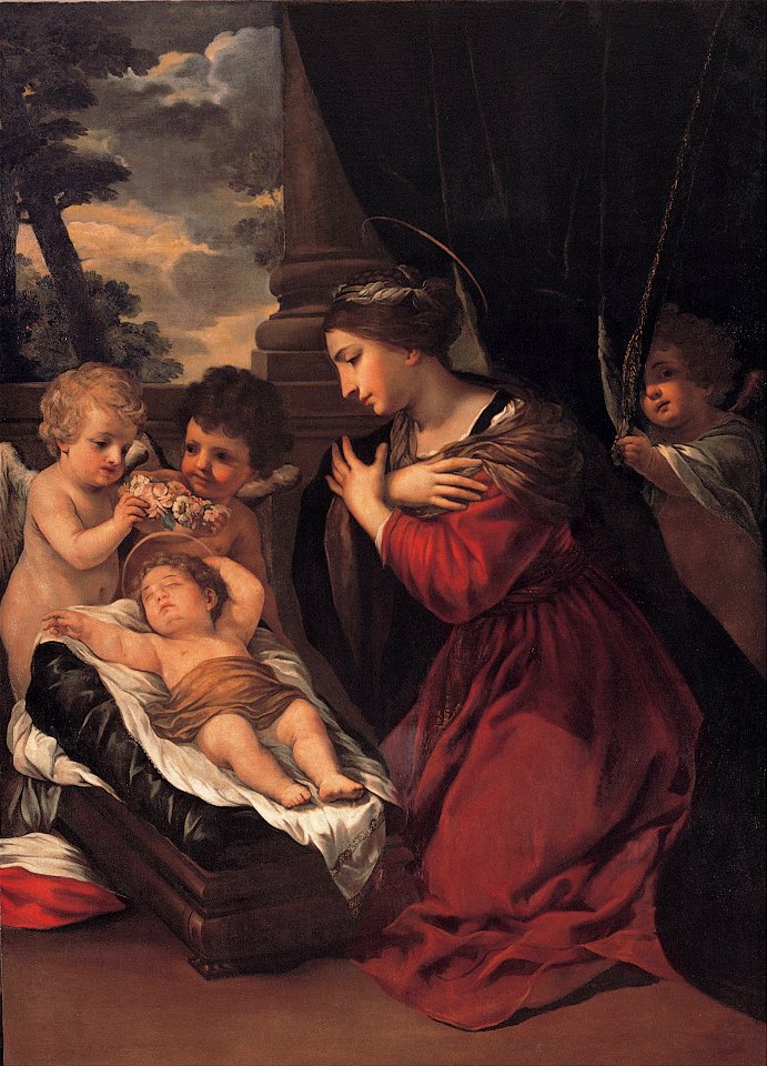 Pietro da Cortona - Madonna with the Child and angels - Google Art Project