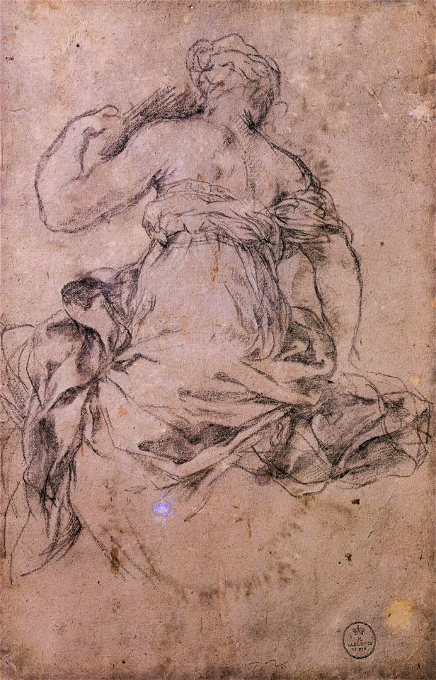 Pietro da Cortona - Study for the Age of Silver - WGA17696
