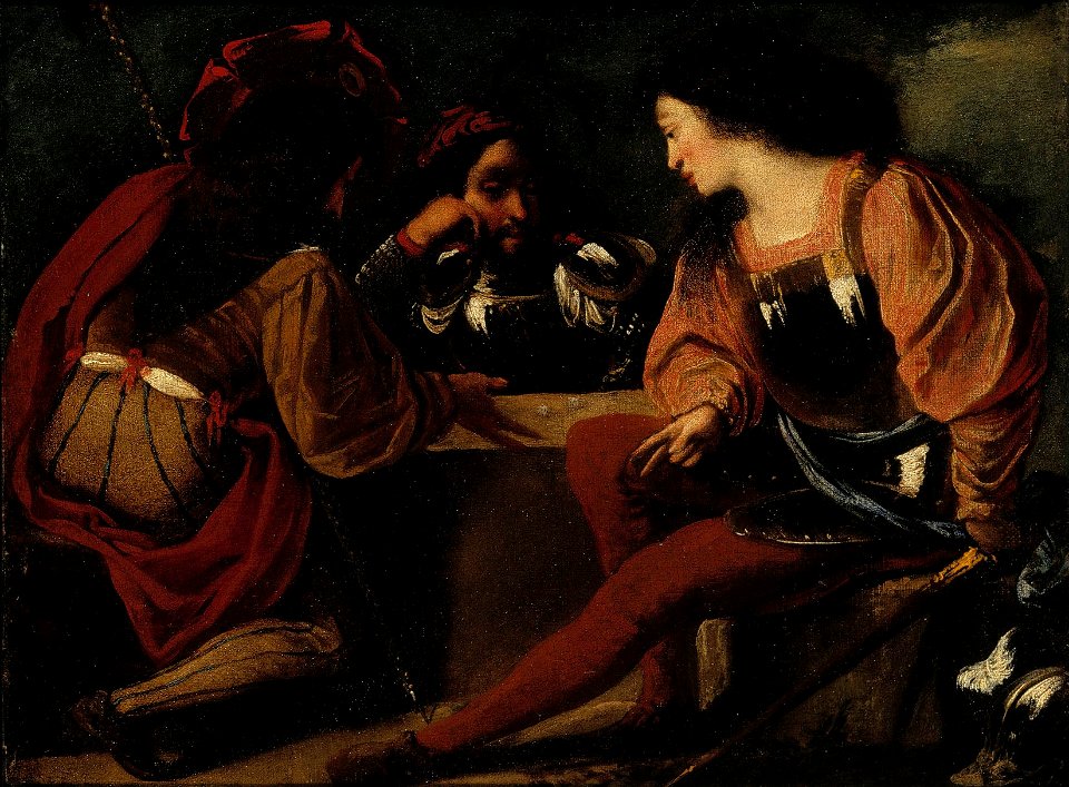 Pietro della Vecchia - Dice players - S-2002-49 - Finnish National Gallery