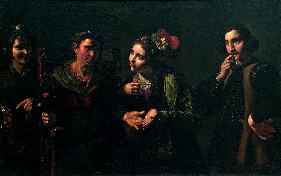 Pietro Paolini - The Fortune Teller - Google Art Project