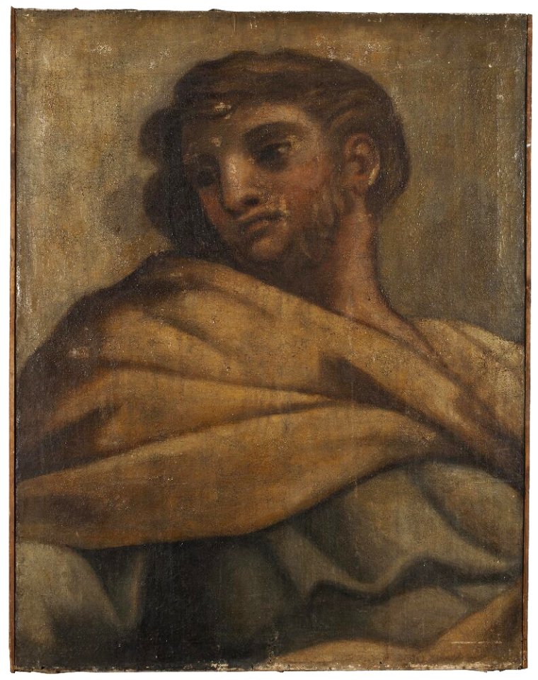 Pietro da Cortona - Detail of the vault of the Chapel of the Holy Sacrament in St Peter’s, Rome, cartoon - NM 7208 - Nationalmuseum