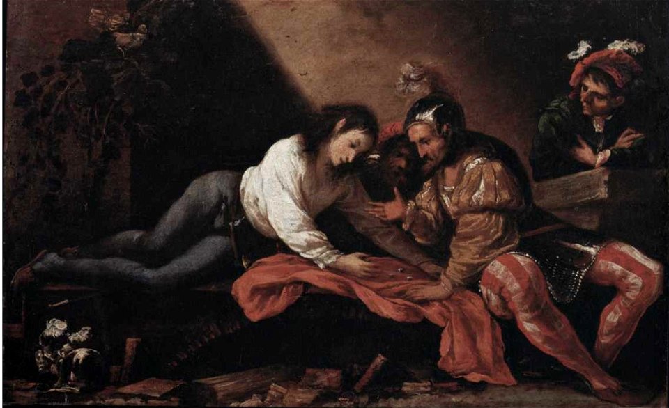 Pietro della Vecchia - Soldiers playing dice2