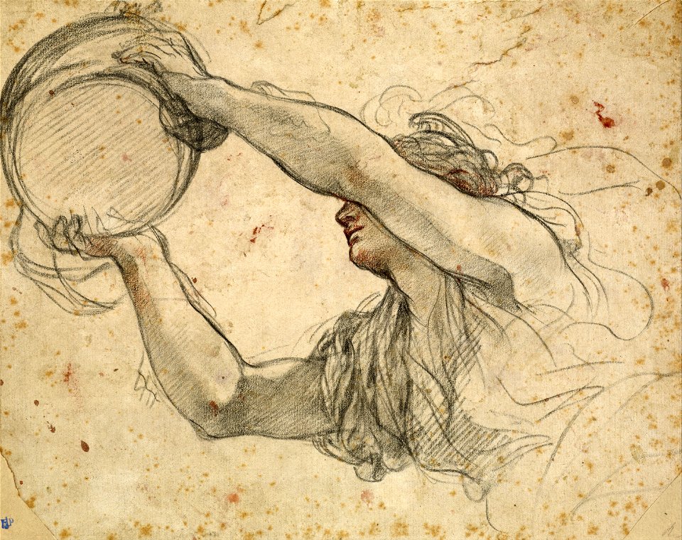 Pietro da Cortona - Woman Holding the Papal Tiara - Google Art Project