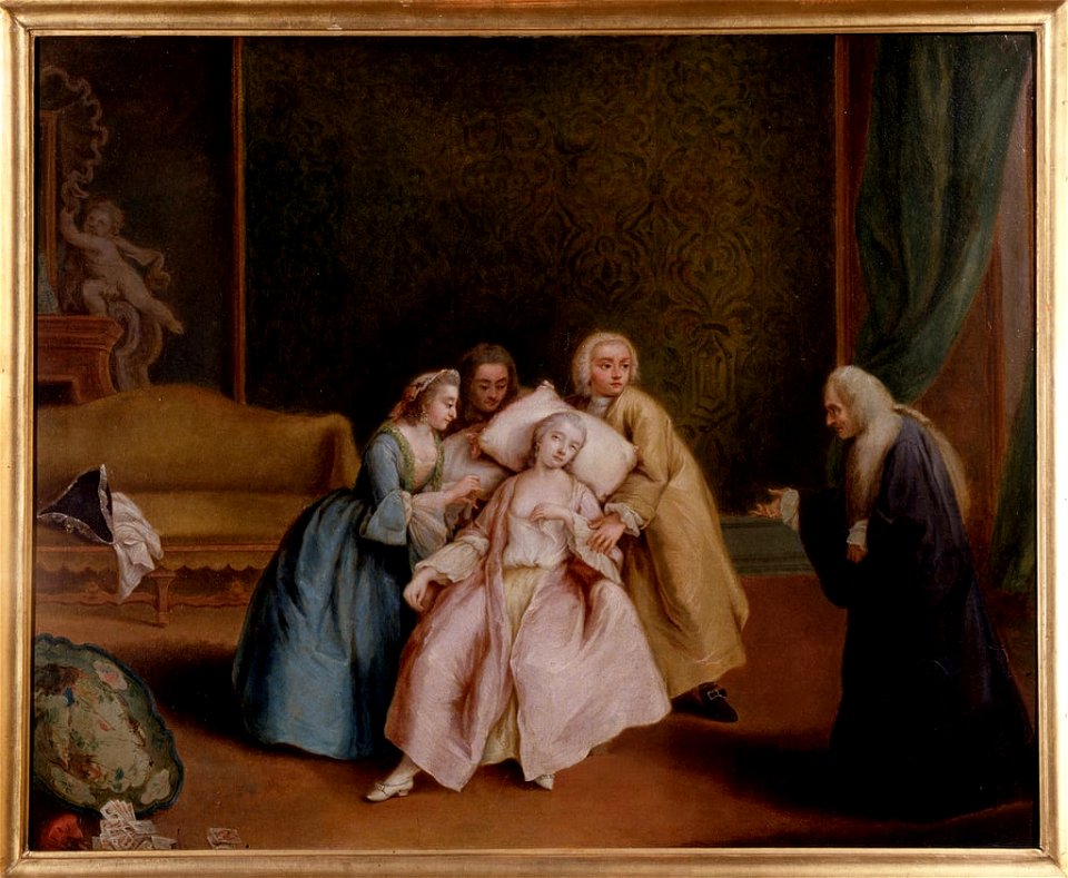Pietro Longhi - The faint (Painting - (MeisterDrucke-946754)