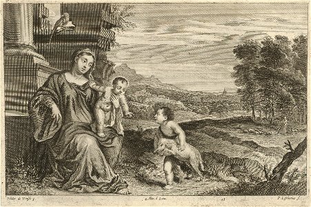 Pieter van Liesebetten - Madonna and Child with St. John SVK-SNG.G 11965-49