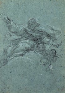 Pietro da Cortona, (Pietro Berrettini) - Study of God the Father - Google Art Project