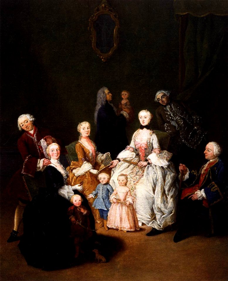 Pietro Longhi - Patrician Family - WGA13409