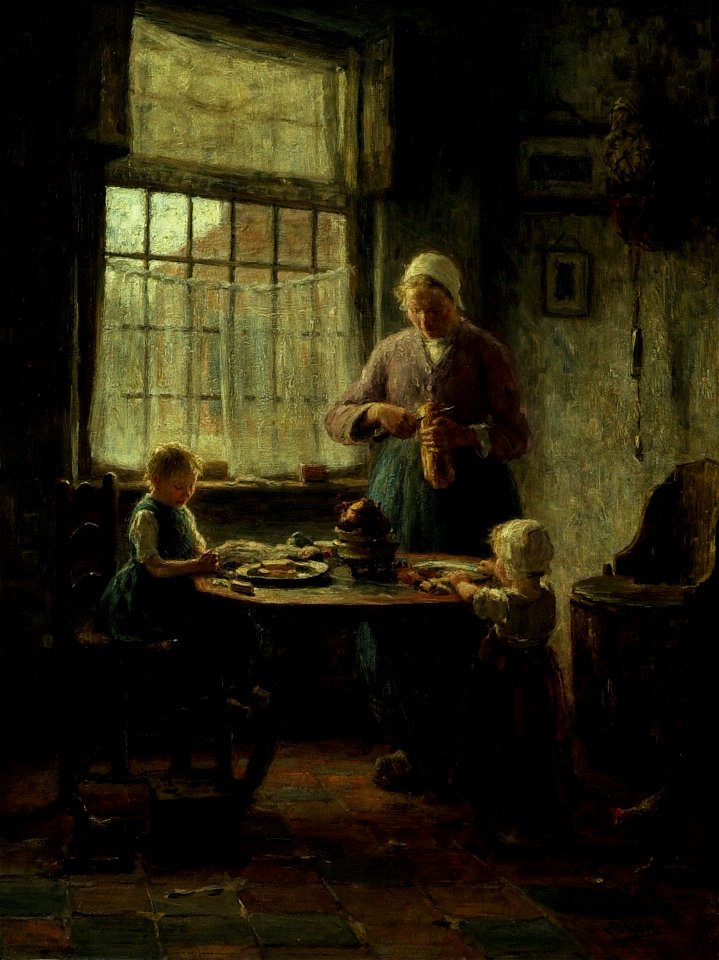 Evert Pieters - A Family Meal - 1986.1281 - Art Institute of Chicago