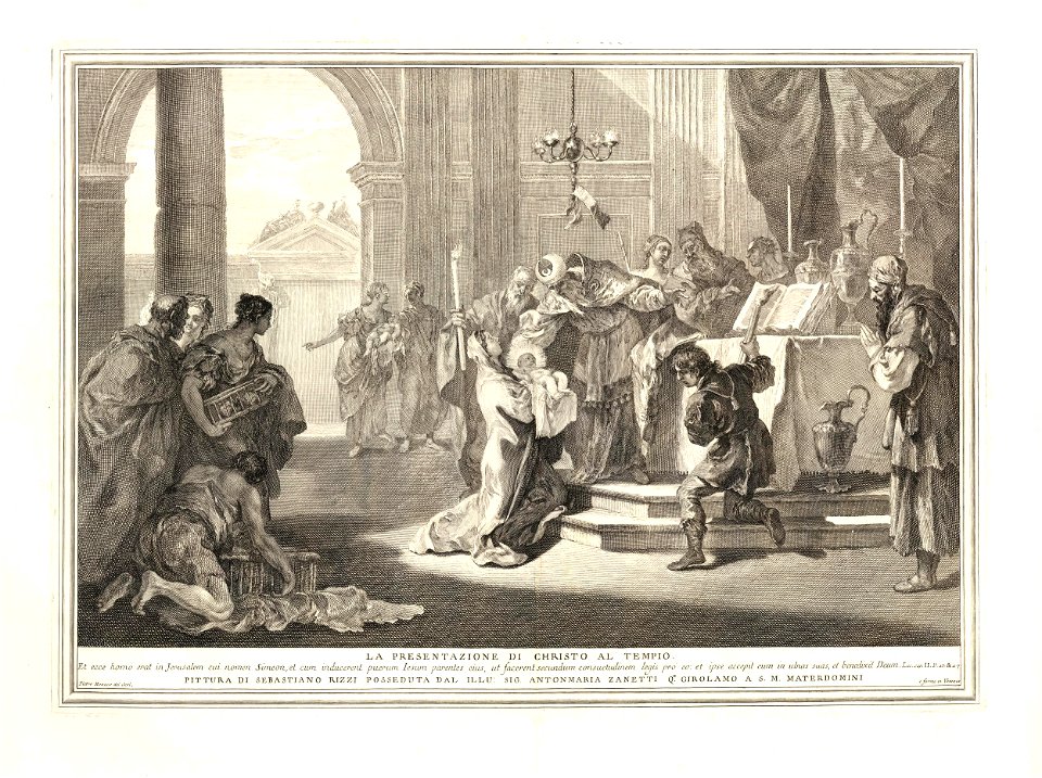 Pietro Monaco - La presentazione di Christo al Tempio, 1865,0520.772