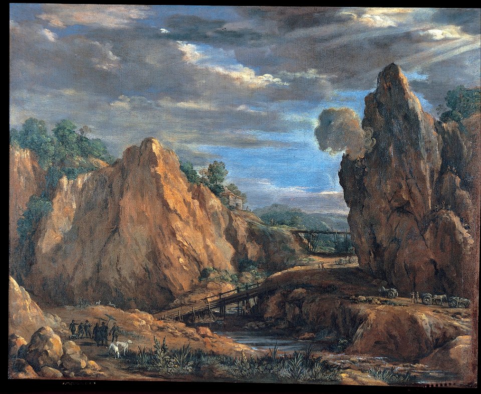 Pietro da Cortona - The allume mines of Tolfa - Google Art Project