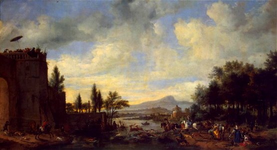 Pieter Wouwerman - Deer Hunt - WGA25891