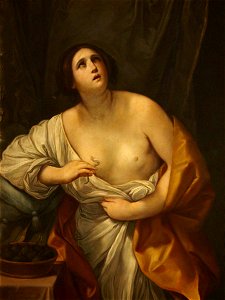 Pietro Antonio Sasso (1834-1905^) (possibly) - The Suicide of Cleopatra (copy after Guido Reni) - 564859 - National Trust