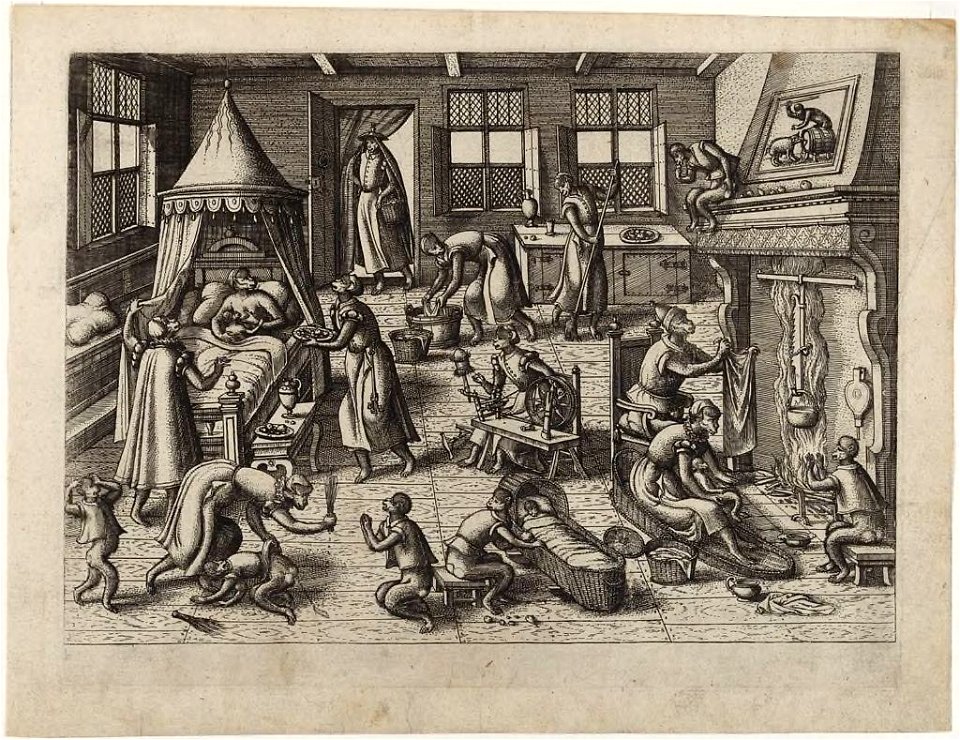 Pieter van der Borcht (I) - The Nursery