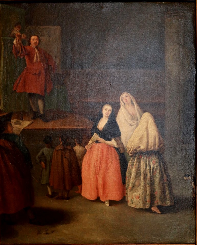 Pietro Longhi, Il ciarlatano (1750-60), olio su tela - Gallerie d’Italia, Palazzo Leoni Montanari, Vicenza