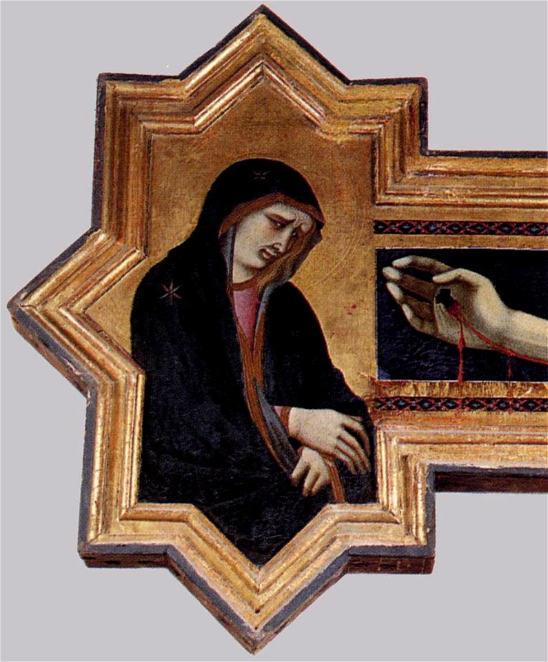 Pietro Lorenzetti - Crucifix (detail) - WGA13533