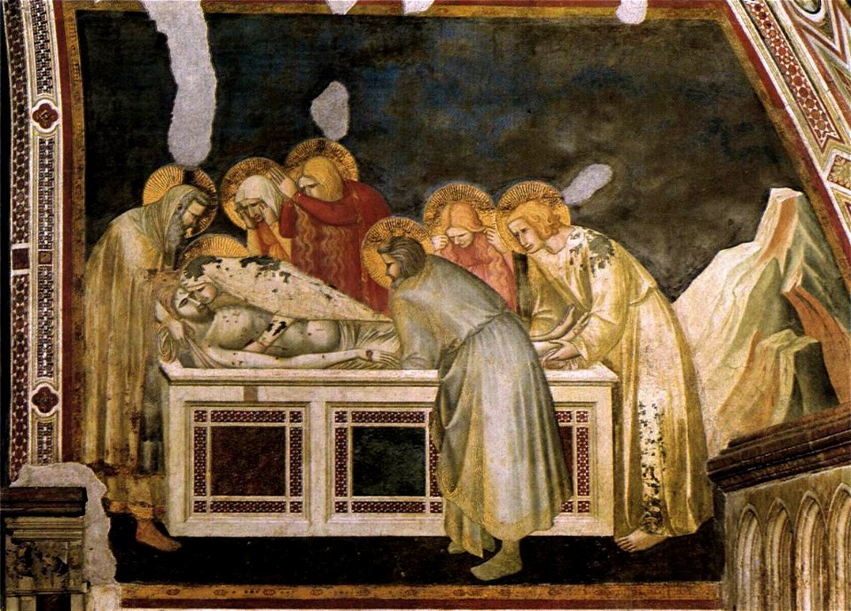 Pietro lorenzetti, sepoltura di cristo, basilia inferiore di assisi 1310-1329