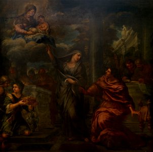 Pietro da Cortona (Cortona 1596-Rome 1669) - Augustus and the Tiburtine Sibyl - RCIN 405461 - Royal Collection