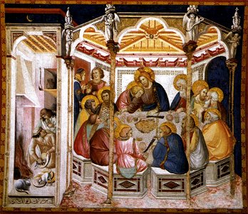 Pietro lorenzetti, ultima cena, assisi basilica inferiore, 1310-1320