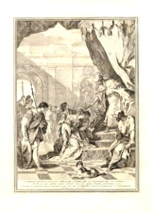 Pietro Monaco - La regina Ester in atto di supplicare Assuero per la salvezza del suo popolo, 1865,0520.728, 1750-1763