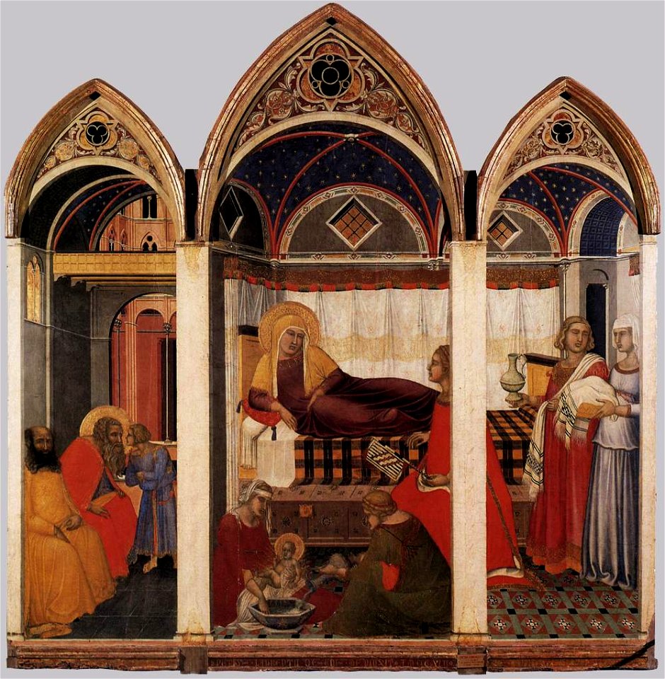 Pietro Lorenzetti - The Birth of Mary - WGA13553