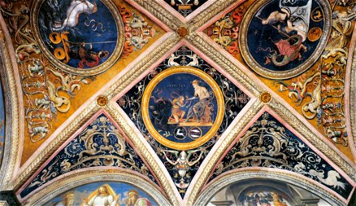 Pietro Perugino - Ceiling decoration (detail) - WGA17228