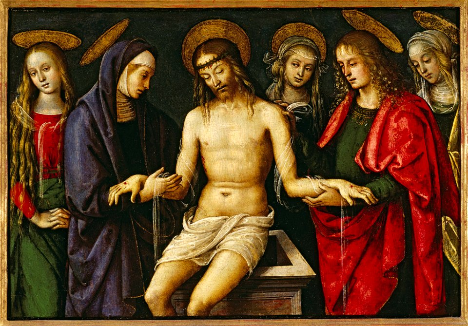 Pietà, by Antonio da Viterbo (Antonio del Massaro), tempera on panel, c. 1505, High Museum of Art