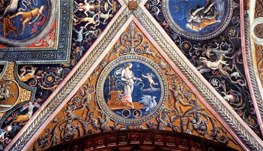 Pietro Perugino - Ceiling decoration (detail) - WGA17230