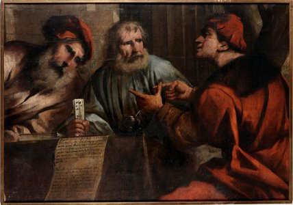 Pietro della Vecchia - Three male figures