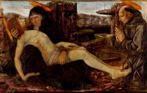 Pietà con San Francesco (1465) Musée Jacquemart André