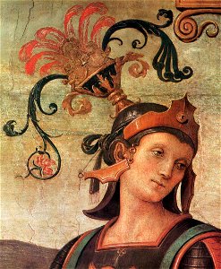 Pietro Perugino - Famous Men of Antiquity (detail) - WGA17240