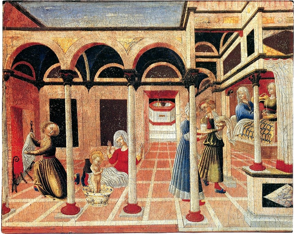 Pietro Di Giovanni D'Ambrogio - Birth of St Nicholas - WGA17724