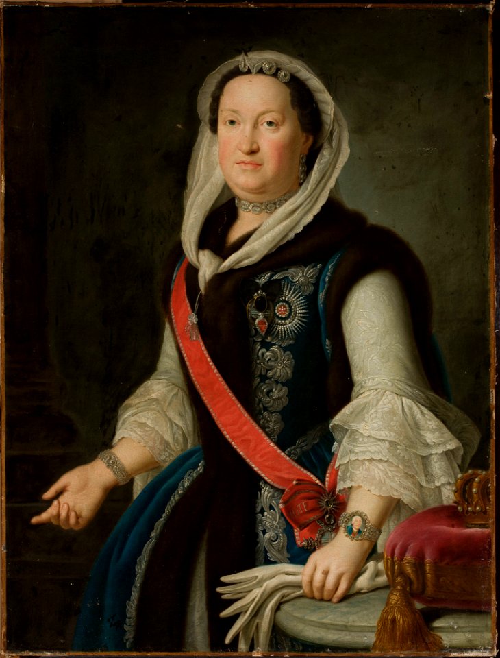 Pietro Rotari - Portrait of the wife of Augustus III - M.Ob.1313 - National Museum in Warsaw