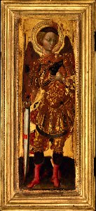 Pietro di Giovanni d'Ambrogio. mid 1430's St Michael. Met.museum N-Y