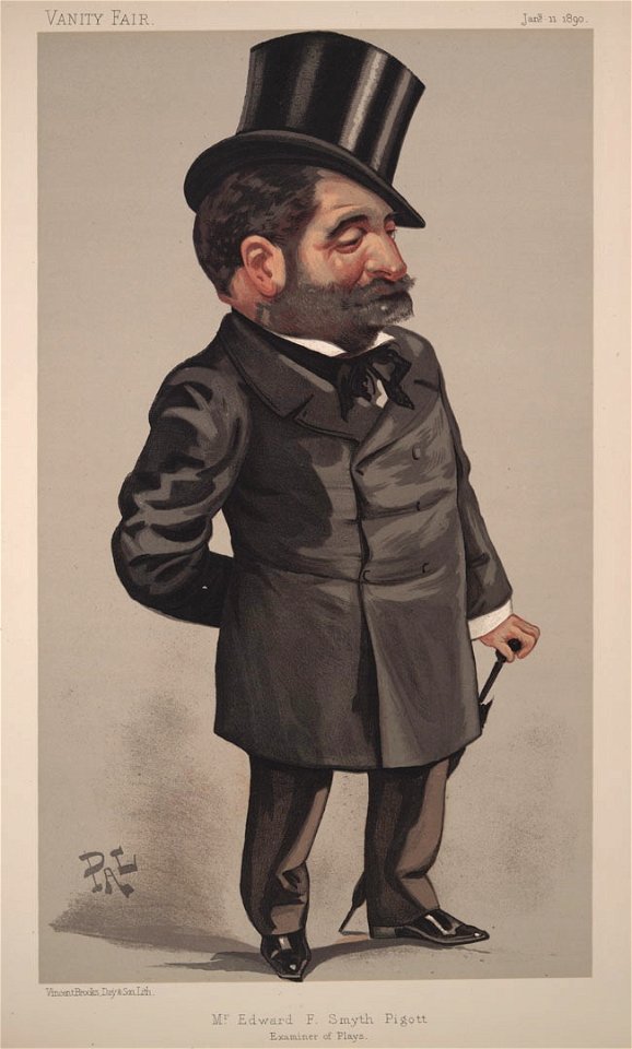 Edward Frederick Smyth Pigott, Vanity Fair, 1890-01-11